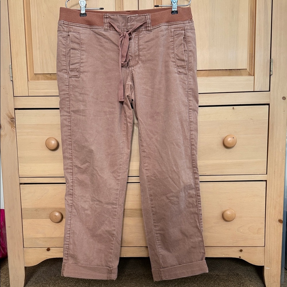 Anthropologie Hei Hei Boyfriend mauve pant